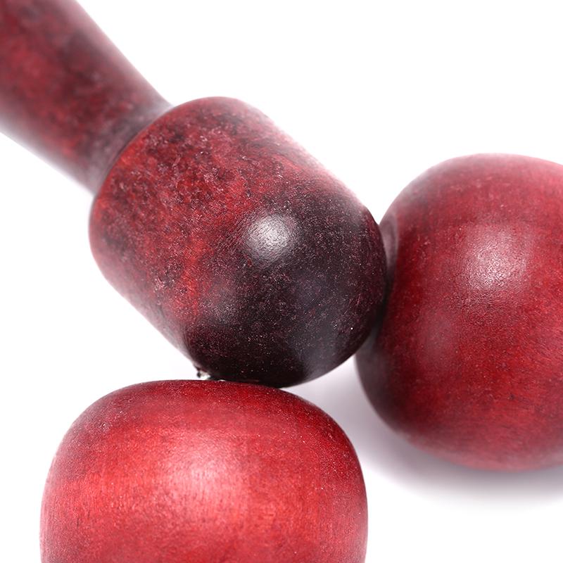 Деревянный шариковый роликовый массажер инструмент рефлексотерапия руки лицо тело релаксация случайный цвет