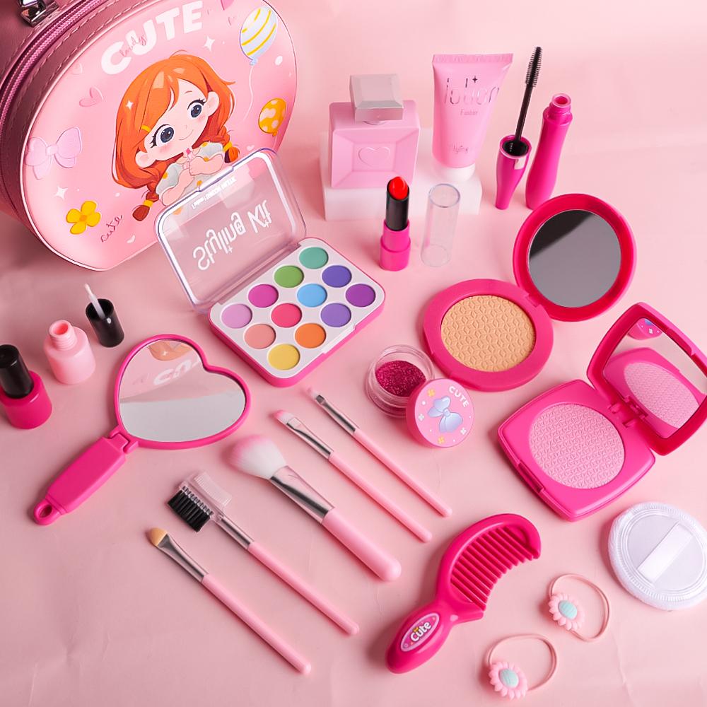 Simulation Girl Cosmetics Set Pretend Makeup Toys Girls Play House Simulation Make Up Educational Toys Gifts For Girls Fun Game