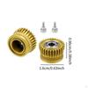 2 шт. все металлические нити приводные шестерни экструдера шестерня никелированная простая установка 3D
