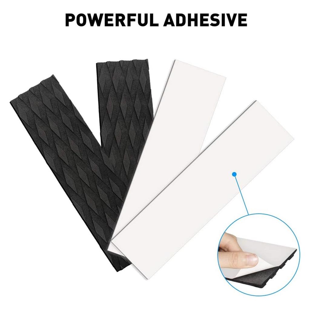 4 шт. Коврики для сцепления с доской для серфинга, Коврики для сцепления с декой доски для серфинга, Нескользящий коврик для деки, Замена, Аксессуар для серфинга