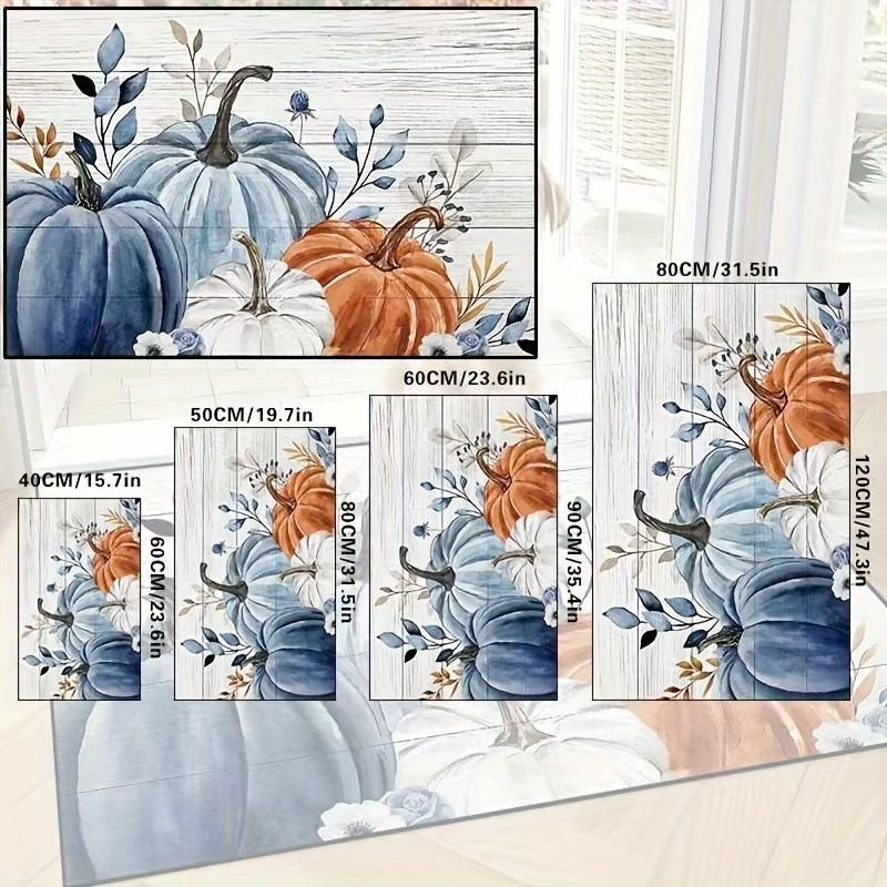 Нескользящий коврик для Хэллоуина: Грязеотталкивающий, впитывающий воду кристальный бархат для ванной комнаты или прихожей