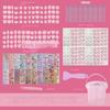 Handmade Toy DIY Keychain Making Kit Laser Sticker DIY Handbook Material Sticker  Kids Toys