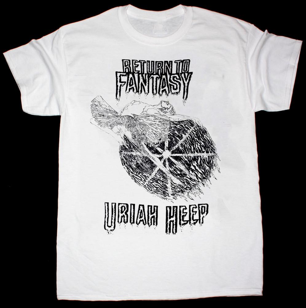Return To Fantasy Uriah Heep Band Shirt Classic White Unisex S-5XL E1302