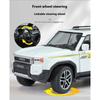 Масштаб 1/24 Toyota Land Cruiser PRADO 2025 Внедорожник Сплав Литой Модель Машины Звук и Свет Хобби Коллекционирование Подарки для Детей