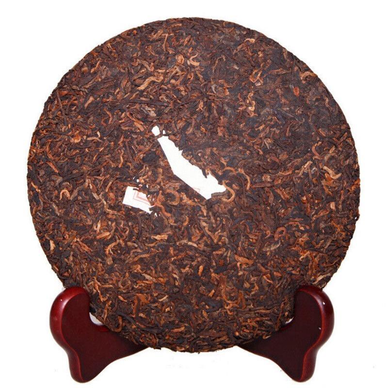 Чай Пуэр Спелый Чай Мэнхай Цзинья 357г Юньнань Цизи Торт Чай Чай Пуэр Спелый