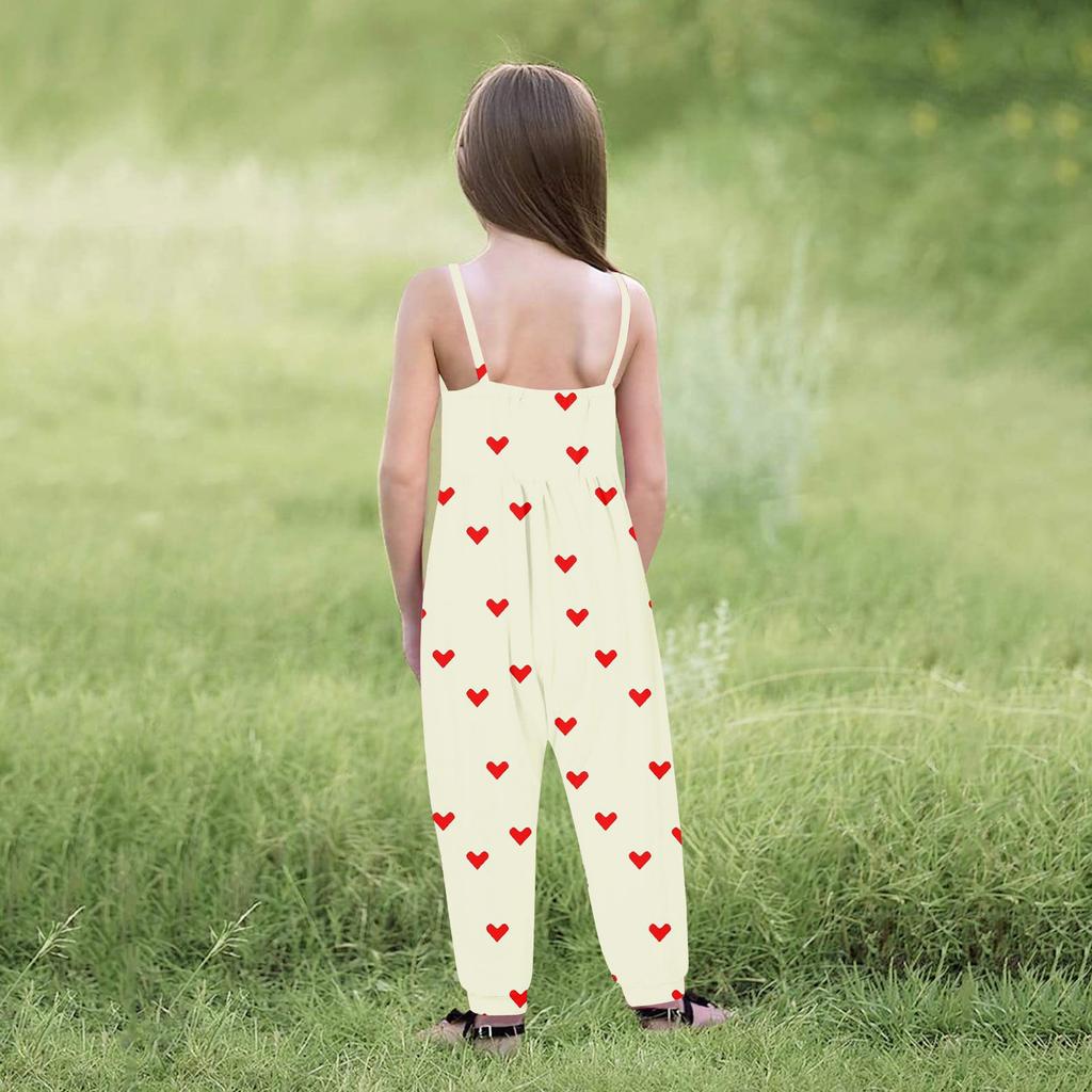 Летний комбинезон без рукавов для маленьких девочек, комбинезон, одежда