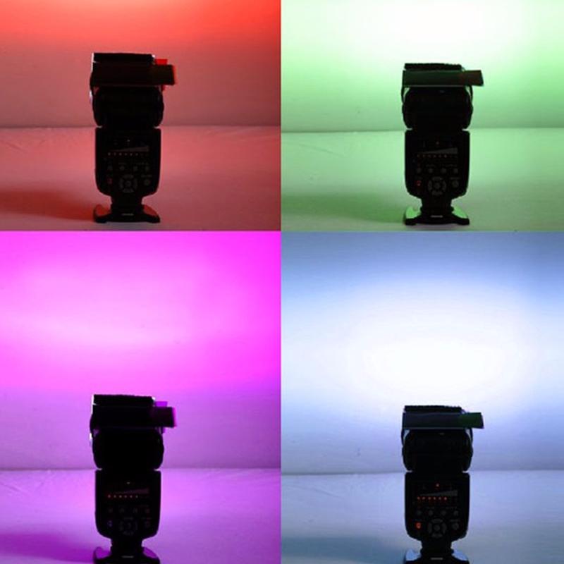 12 Colors Universal Speedlite Color Filter Kit for Camera Flash Speedlight Lighting