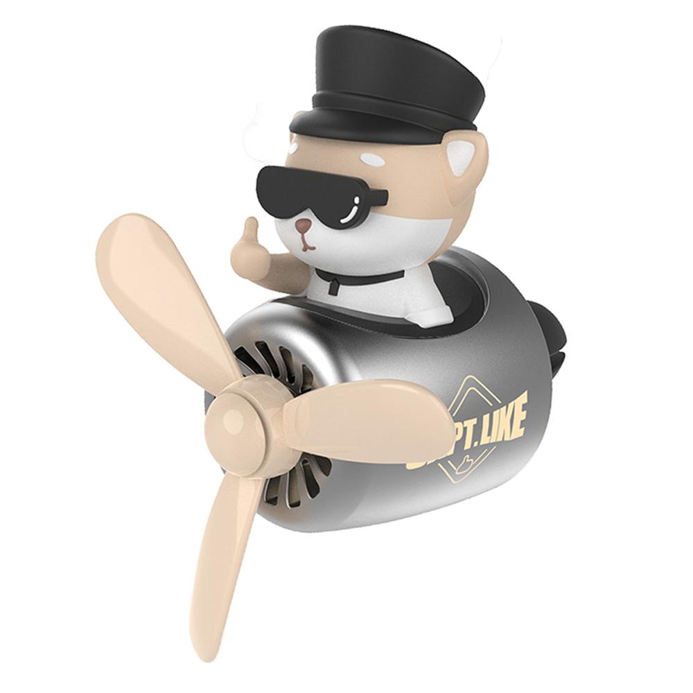 Автомобильный освежитель воздуха Bear Pilot, автоаксессуары, интерьерный диффузор для духов, вращающийся пропеллер, ароматизатор, магнитный дизайн