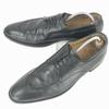 Винтажные французские туфли LODING 80-х-90-х годов из натуральной кожи Goodyear Welt с мыском-U Размер 29.0 см Черные(ИСПОЛЬЗОВАЛ)