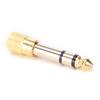 6.5Mm 1/4"Male Plug To 3.5Mm 1/8"Female Jack Stereo Headphone Audio Adapter