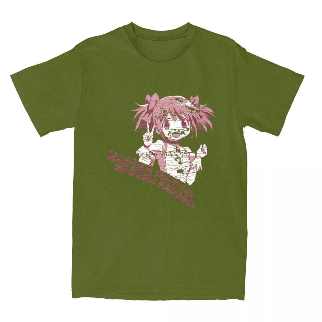 Madoka VINTAGE Madoka Magica Girls Anime Merch Shirt Men Women Creative 100% Cotton Classic Clothes