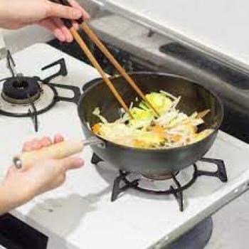 Жарка во фритюре жарка на сильном огне совместима с IH и газом, изготовлена с наклейкой RC NEIGHBOR CLOWN rcti1 Сковорода для жарки, сковорода, 23 см, легкая,