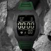 Спортивные мужские часы, простые большие цифровые электронные часы, студенческие модные многофункциональные мужские часы с кнопками