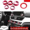 Декоративное кольцо для ручки кондиционера/аудио и кнопки запуска Honda Accord 10-го поколения