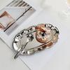 Wavy Edge Serving Platter Mirror Face Dessert Storage Plate Vintage Display Tray  Home Decoration