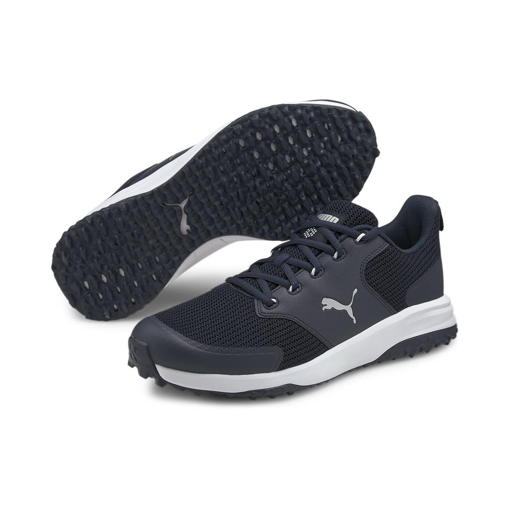 Golf Spikeless Shoes Grip Fusion Sports Navy Silver Cm 3E [PUMA] 3.0 Men's Blazer/PUMA 25.0