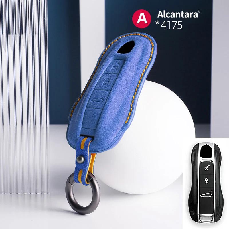 AABKR1 Car Key Bag Case Cover For Porsche Panamera Spyder Carrera Macan Cayman Cayenne 911 970 981 991 Car Key Cover Accessories
