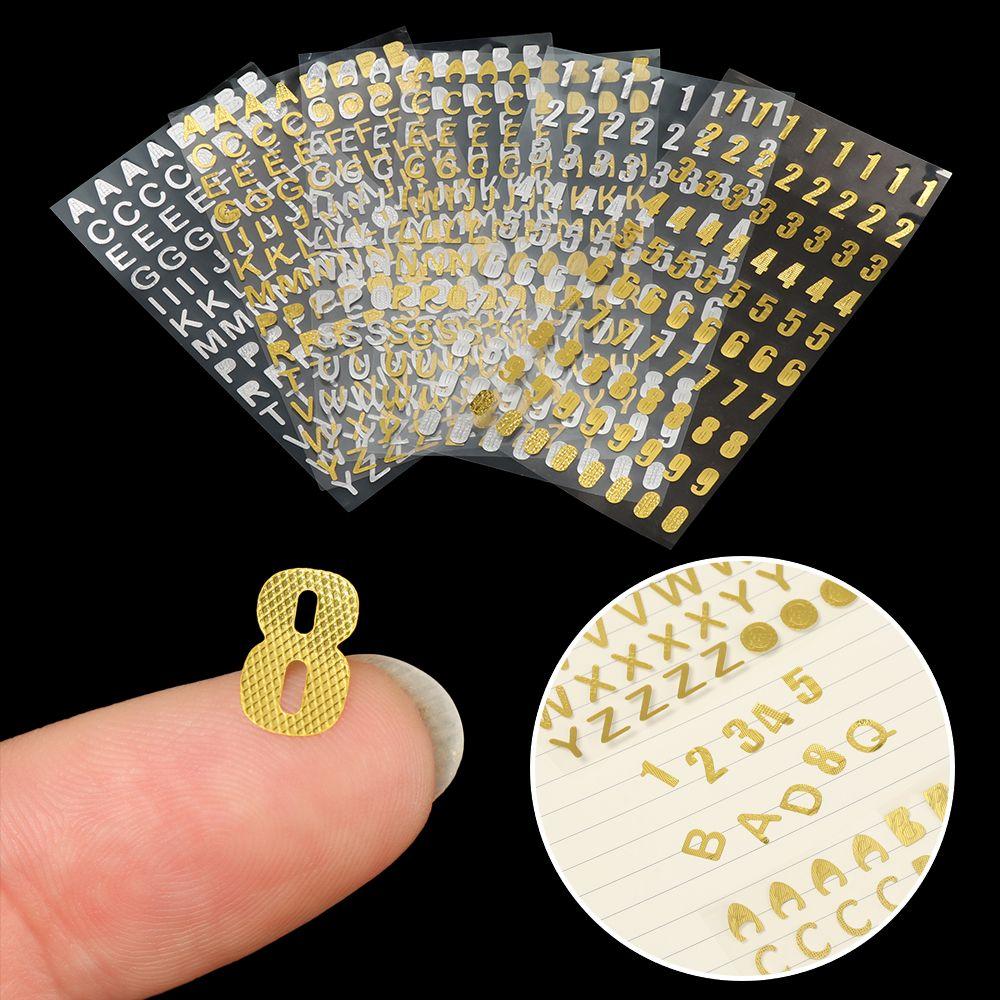 Hand Book Notebook Decor Planner Scrapbook Number sticker Twinkle stickers Letter Self Adhesive