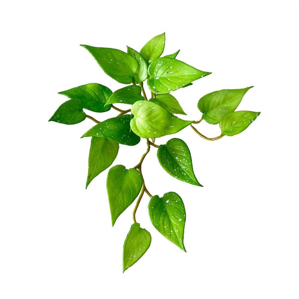 Мягкий Клей Суккуленты Листья Зеленый Симуляция Бонсай НОВОЕ Искусственное Растение Дом Офис