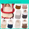 Newborn Baby Knit Swaddle Stroller Wrap Blanket Warm Infant Pram Bag Sleeping