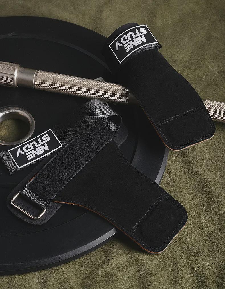 Нескользящие перчатки из коровьей кожи с поддержкой запястья для тяжелой атлетики и фитнеса