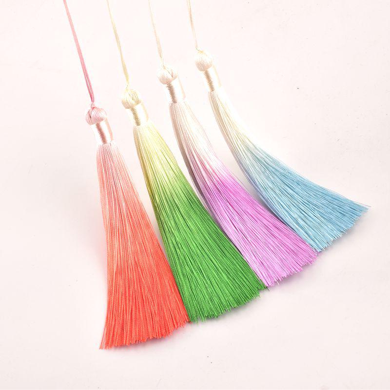 13 см градиентный цветной шнурок-кисточка для самостоятельного изготовления аксессуаров для одежды и закладок