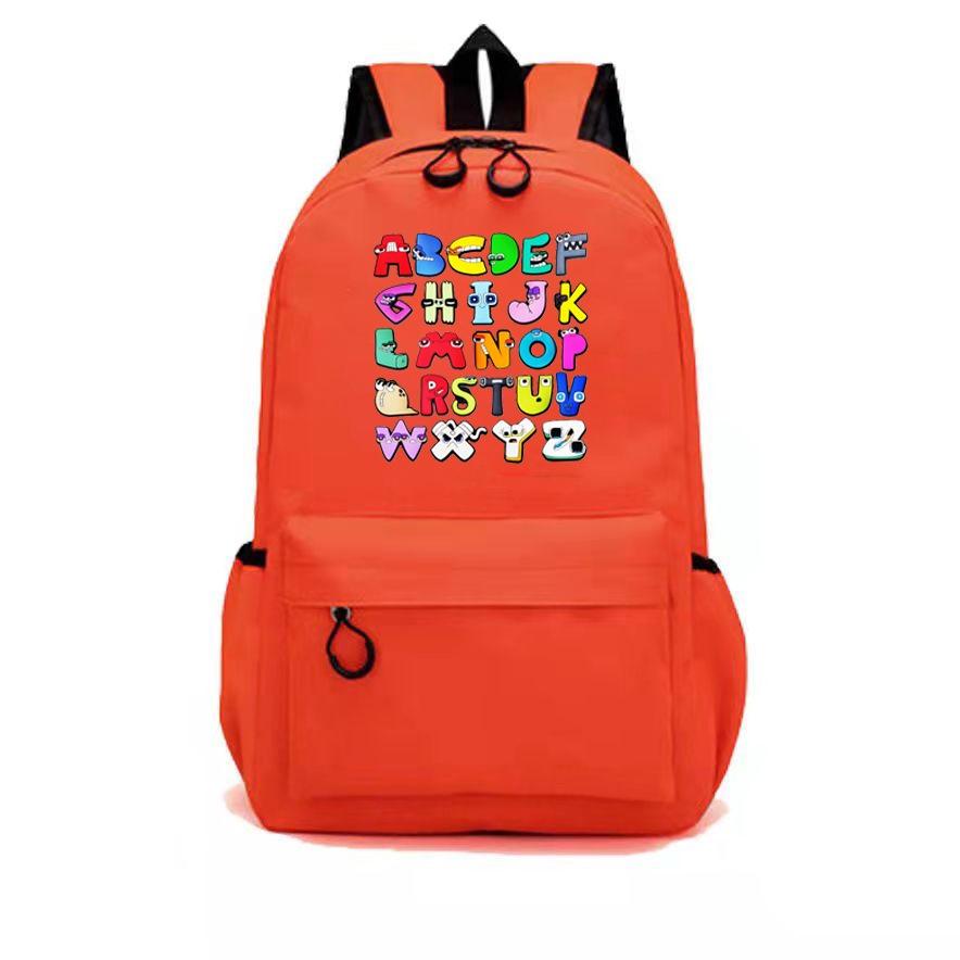 Cartoon-themed Alphabet Lore Backpack For Kids