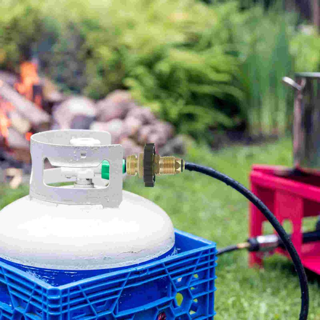 Газовый баллон адаптер конвертер принадлежности для отдыха на природе кемпинговая горелка заправка для пропана латунный инструмент для печи