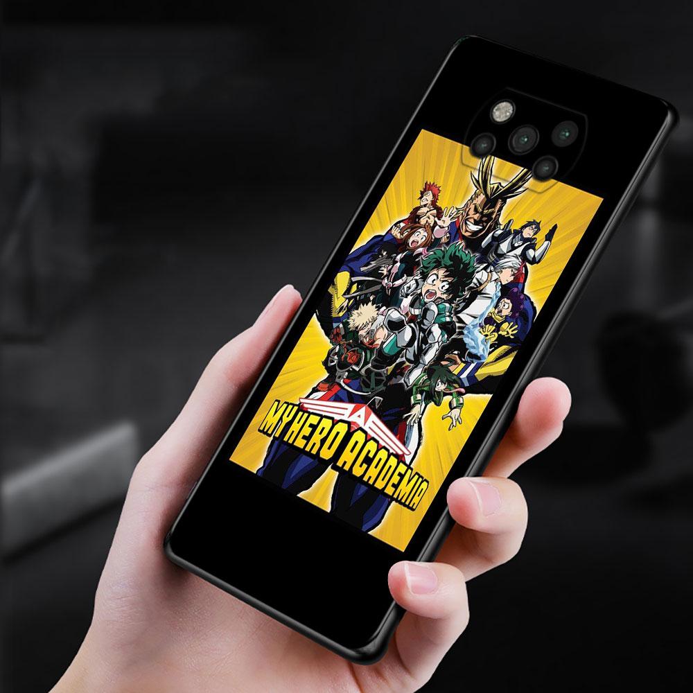 Чехол My Hero Academy для Xiaomi Poco X3 F3 Gt M3 Nfc F1 M3 M4 Pro 5g F3 Gt, чехол для Mi 11t 10t Pro 9t 11 Note 10 Lite Civi
