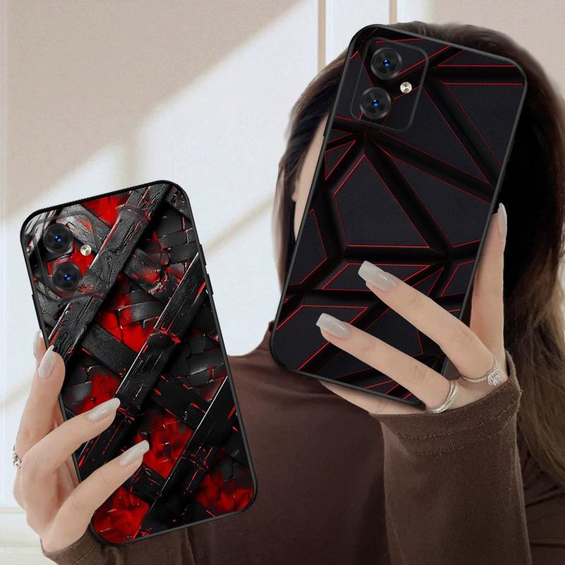 2D Цветные блоки Для Motorola Moto G 04 05 14 15 24 34 35 54 55 75 84 85 Edge 40 50 Fusion 60 Fusion Силиконовый мягкий чехол для телефона