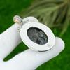 925 Sterling Silver Oval Picasso Jasper Stone Bezel Wife Wedding Pendant Jewelry