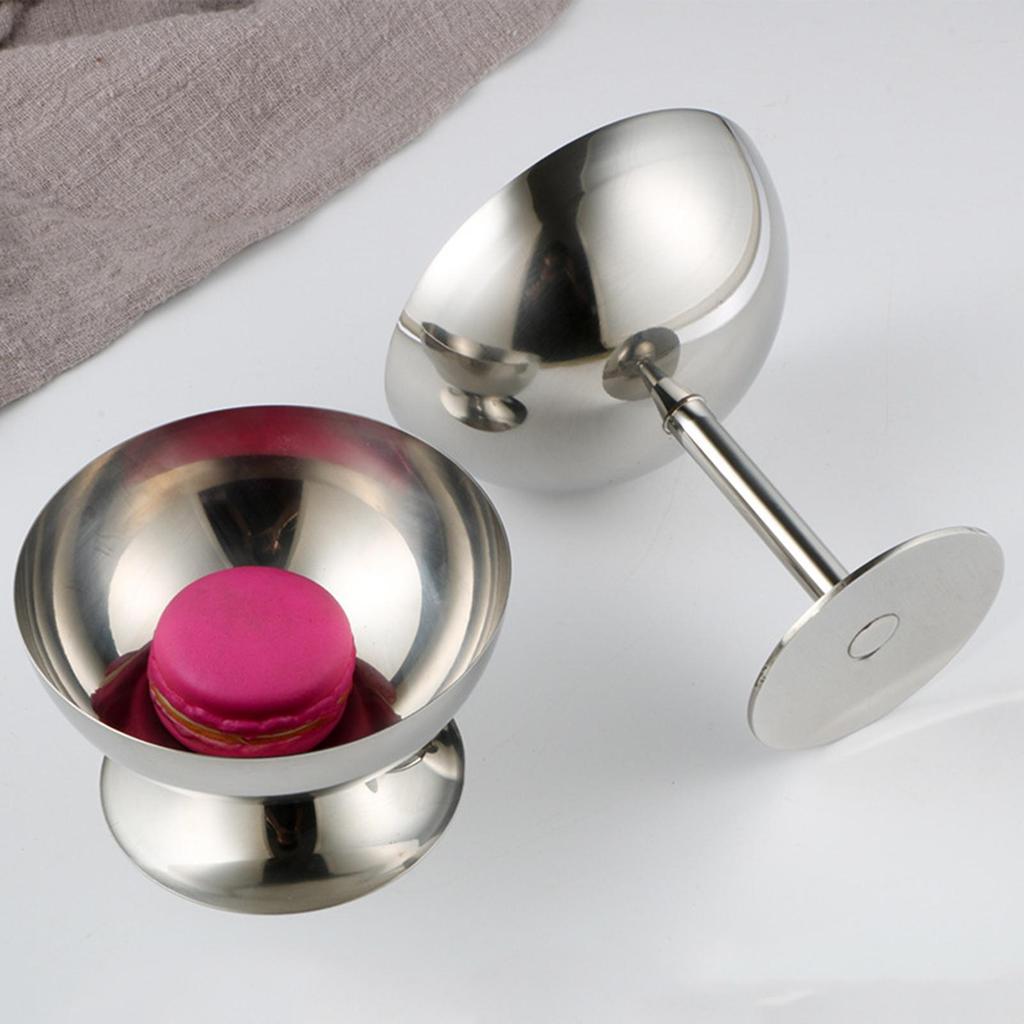 Креманка для мороженого Кубок из нержавеющей стали Тарелка для фруктов Блюдо для закусок Салатник Бокал для красного вина Принадлежности для десертного магазина KTV бара