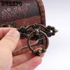 10 шт. Винтажные состаренные ручки-кольца с отделкой под античную латунь для шкафа, серванта, ящика комода, длина 2,5 дюйма (6,5 см) и Ширина 1,8 дюйма (4.7 см)