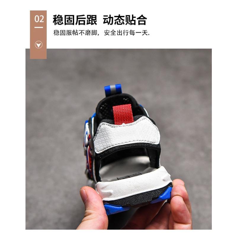 Обувь для пляжа Ultraman Luminous Baotou для мальчиков, летняя, новая, средняя, для детей, с сетчатой поверхностью, дышащая обувь