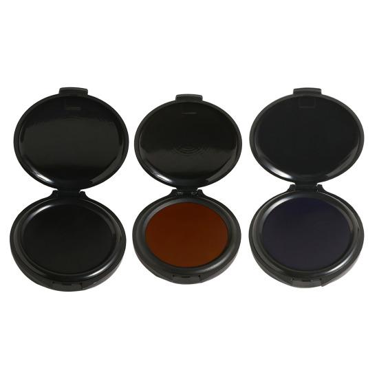 3 шт. подушечки для отпечатков пальцев, черные, синие, красные, быстросохнущие, водостойкие, прозрачные, для отпечатков пальцев