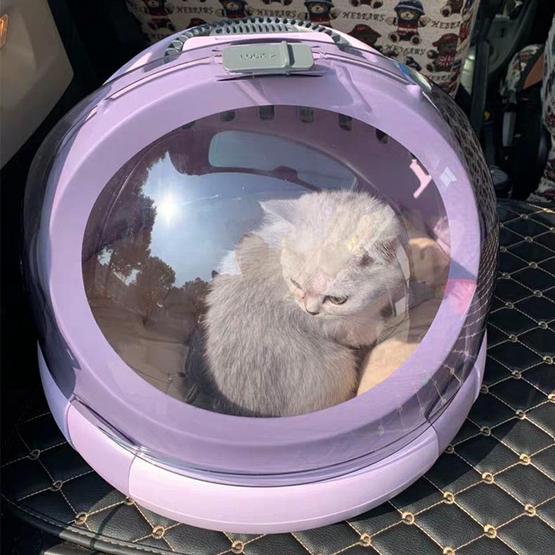 Сумка для кошек, космическая капсула для кошек, портативный портативный теплый переносной рюкзак с клеткой для кошек, принадлежности для рюкзака