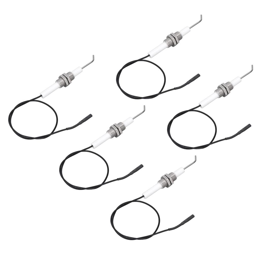 5 шт. электрод искрового зажигания керамический M10 электрод для зажигания печи с резьбой для кнопки пьезоэлектрического зажигания