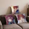 Characters-Nakano-Miku Pillow Cushion Cover Pillowcase Living Room Sofa Home Decor Customized