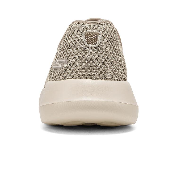 Skechers Go Walk Max Удобные Универсальные Дышащие Легкие Низкие Повседневные Кроссовки Мужские Серый Коричневый 216700-TPE