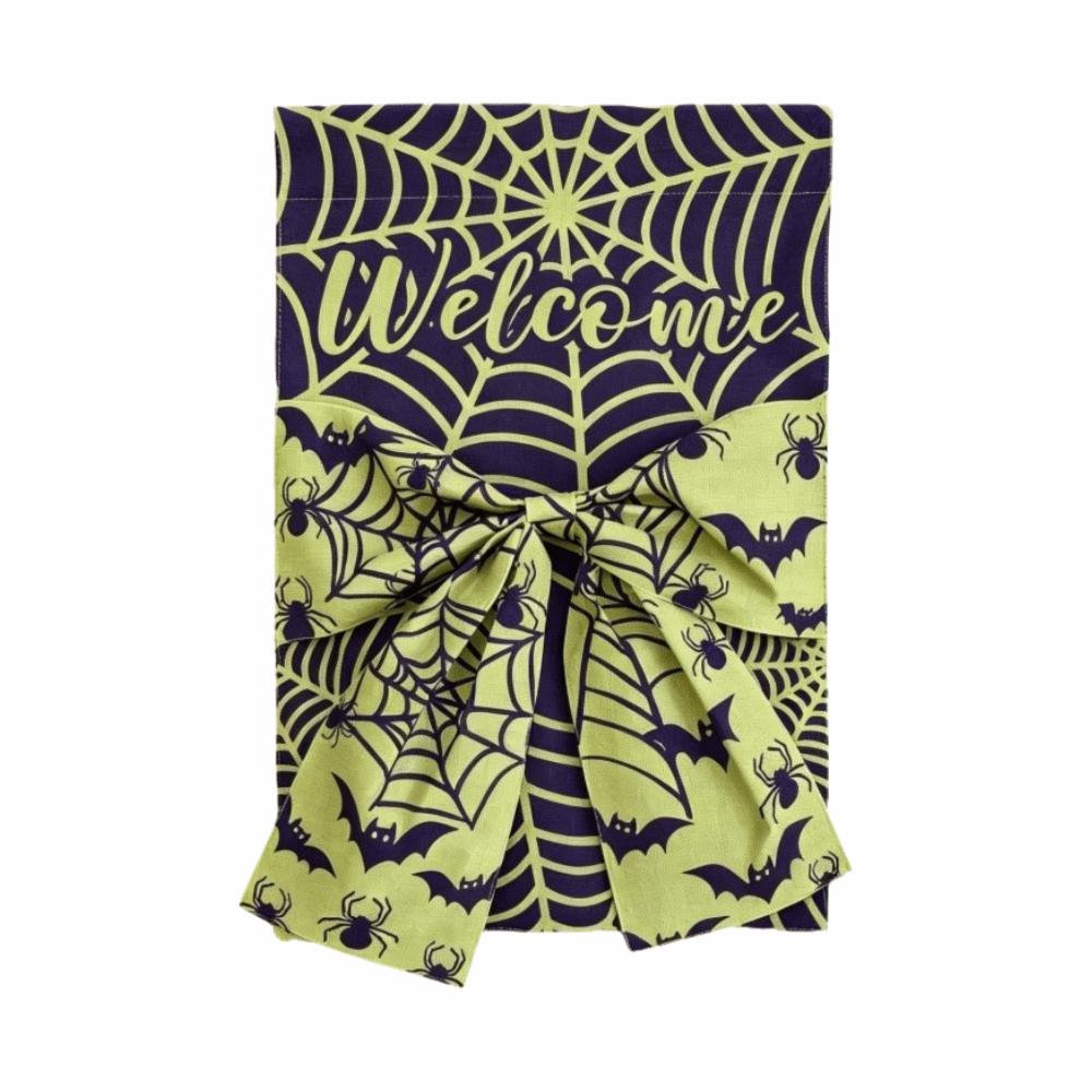 Washable Halloween Decoration Cloth Fall Garden Flag Multiple Styles Sign Outdoor Decoration  Deck