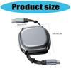 Магнитный кабель для зарядки USB C со скользящими пазами, 240 Вт, сверхбыстрая зарядка, 480 Мбит/с, передача данных, подходит для телефонов и планшетов