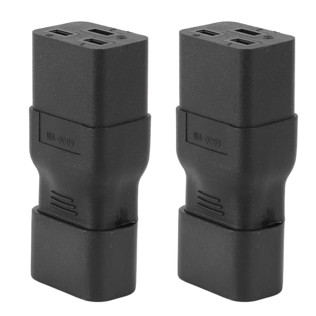 IEC320 C14 to IEC320 C19 Power Adapter Server PDU Conversion Plug UPS Power Adapter