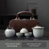 Ru Kiln Portable Travel Tea Set
