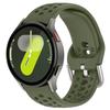 Силиконовый ремешок для Samsung Galaxy Watch 7 6 5 4 FE 44 мм 40 мм Спортивный дышащий браслет Ремешок для часов 6-4 Classic 47 мм 46/43 мм