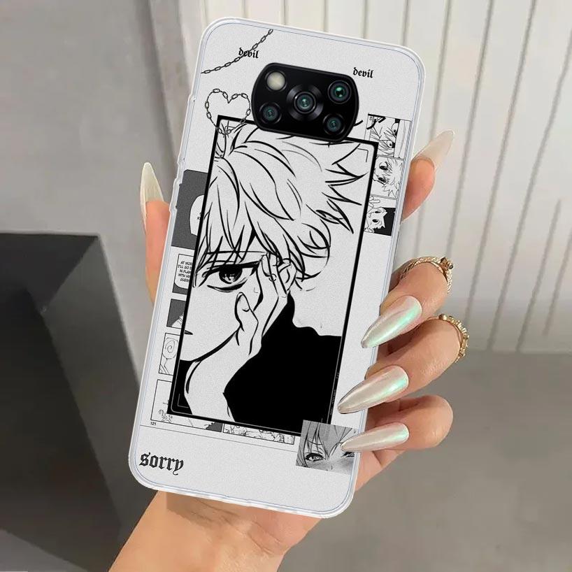 Чехол для телефона Hunter HXH Killua для Xiaomi Poco X7 X6 X5 X4 X3 Nfc F7 Ultra F6 F5 Pro F4 GT F3 M6 M5S M4 M3 Мягкий чехол с принтом X7 X6