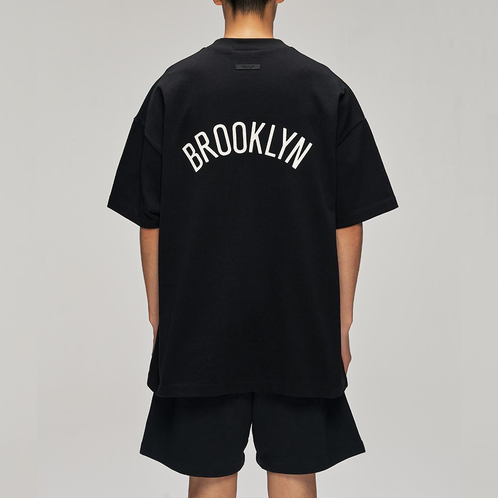 Fear of God Essentials Nets Футболка 90-х Черная Мужские Топы 125NB252024F
