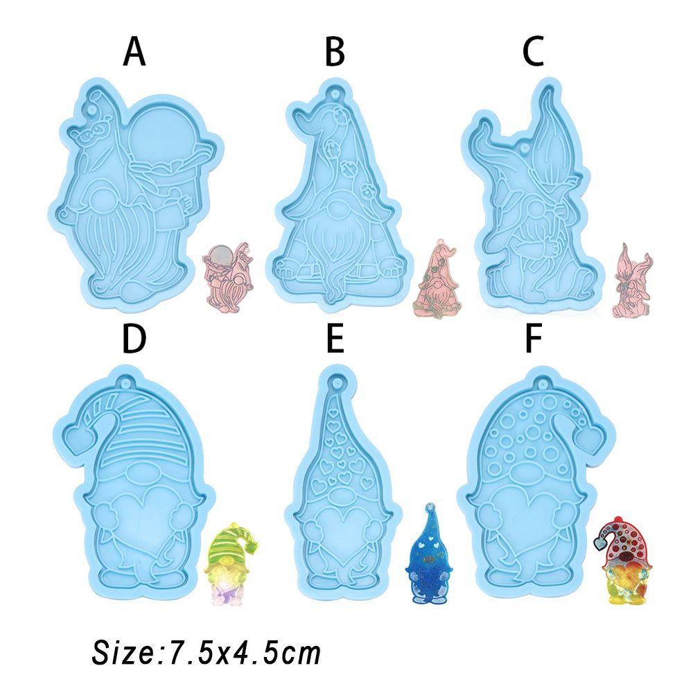 Силиконовые формы для конфет, шоколада, рождественские формы для ключей, формы для садовых эльфов, инструмент для изготовления ювелирных изделий
