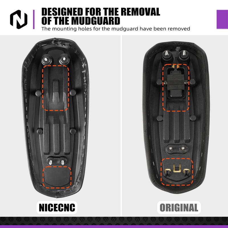 NICECNC For Surron Light Bee X S L1E PU Leather Seat Cushion Waterproof For Segway X160 X260 Electric Dirt Bike 2023 2024 2025