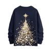 Women's Casual Long Sleeve Woolen Christmas Sweatshirt Fall  Vacation Long Sleeve Pullover