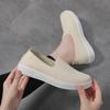 Women's Black White Loafers Driving Shoes Comfort Casual Slip On Walking Minimalist Breathable Moccasins for Mother